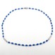 Срібне кольє-намиста з синіми фіанітами KO14353, 50 розмір