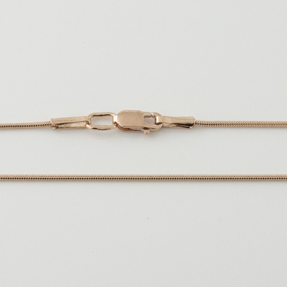 Золотий ланцюжок плетіння Снейк (1.5 мм) 4300372, 45 розмір