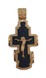 Дерев'яний Хрест 19 з розп'яттям (Спаси и Сохрани) зі сріблом та позолотою 2078-IDE
