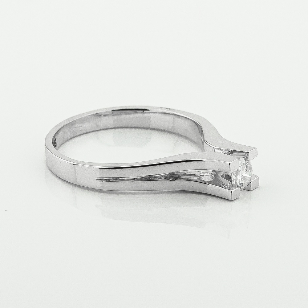 Золотое кольцо с бриллиантом 511608, 16 размер