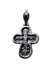 Срібний Хрест Св. Матрони з чорнінням округлий 2025-IDE