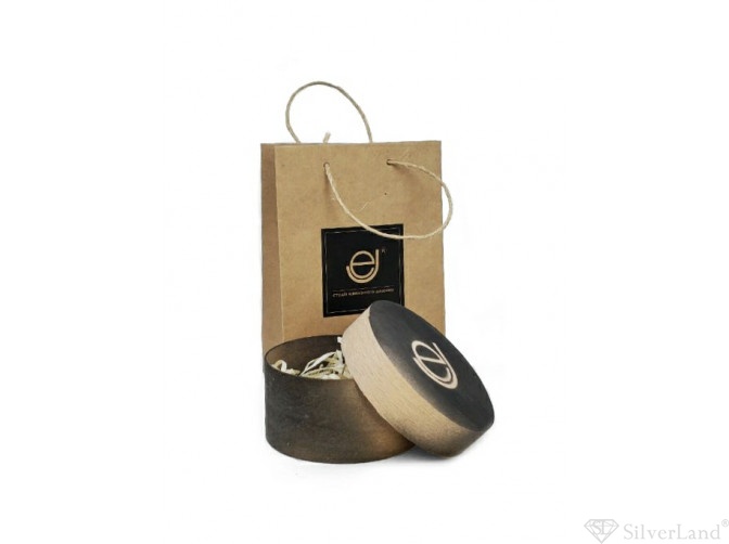 Серебряная подвеска "Your token" (твой жетон) с чернением на шею с гравировкой арт. 3022EJ-1