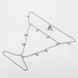 Срібний слейв-браслет Роса з фіанітами 3501019, 17 размер, 17, Белый
