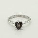 Серебряное кольцо Триллион с дымчатым кварцем 3101994-4sq, 17 размер