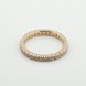 Золотое кольцо-дорожка с бриллиантами ro11528, 15,5 размер