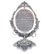 Ікона настільна Георгій Побідоносець зі срібла 925 проби 4025-IDE
