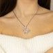 Серебряная подвеска с фианитами белыми 13060-4