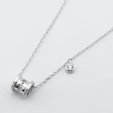 Серебряное колье Бочонок ko14591, 45 размер
