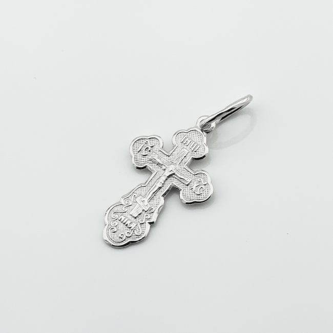 Срібний хрестик із розп'яттям (Врятуй і Збережи) p131008-0392