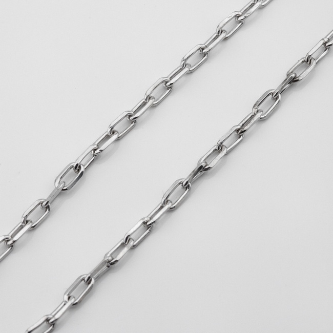 Срібний ланцюжок Ланки k23309, 45 розмір