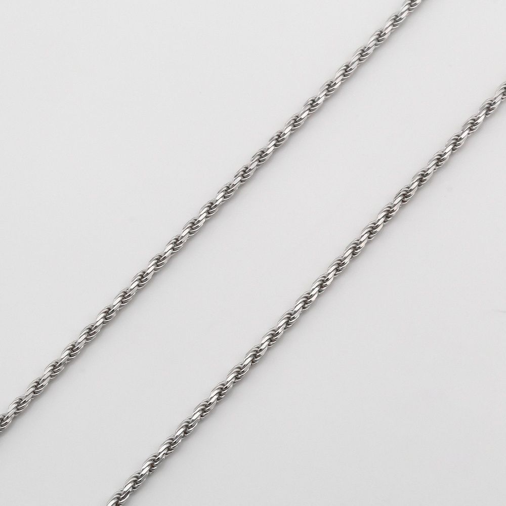 Серебряная цепочка Сердце на силиконовом регуляторе ck23128, 60 размер