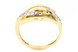 Золотое кольцо с фианитами КК11389, 16,5 размер, 16-5, Белый