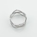 Серебряное кольцо фигурное широкое k111916, 16 размер