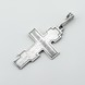 Срібний хрестик із розп'яттям (Врятуй і Збережи) p13997-0742