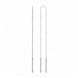 Срібні сережки-протяжки довгі подвійні ланцюжки Маятник палички c23199-Н