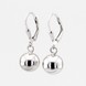Срібні сережки-підвіски "Кульки" без вставок C12625