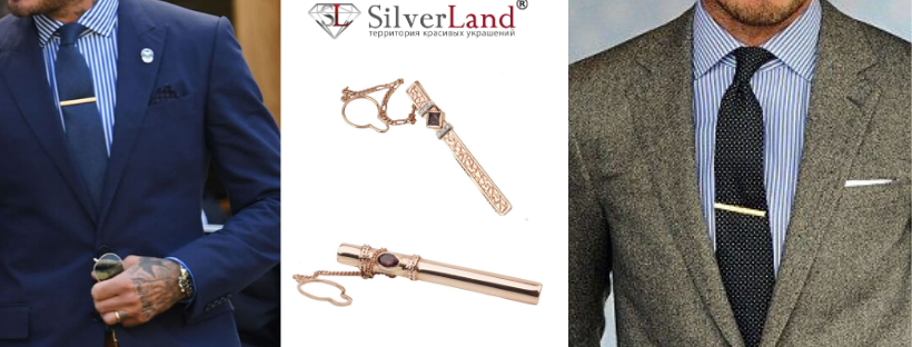 картинка золоті затискачі для краваток для чоловіків у каталозі інтернет магазину Сільверленд